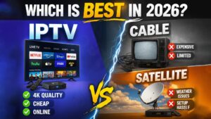 IPTV vs cable vs satellite