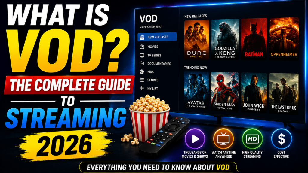 What Is VOD? The Complete Guide to Streaming (2026)