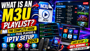 What Is an M3U Playlist The Complete Guide to M3U Files, Players & IPTV Setup (2026)