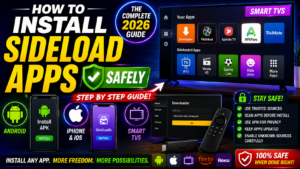 How to Install Sideload Apps Safely The Complete 2026 Guide for Android, iPhone & Smart TVs