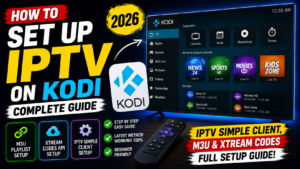 How to SetUp IPTV on Kodi Complete Guide to IPTV Simple Client, M3U & Xtream Codes (2026)